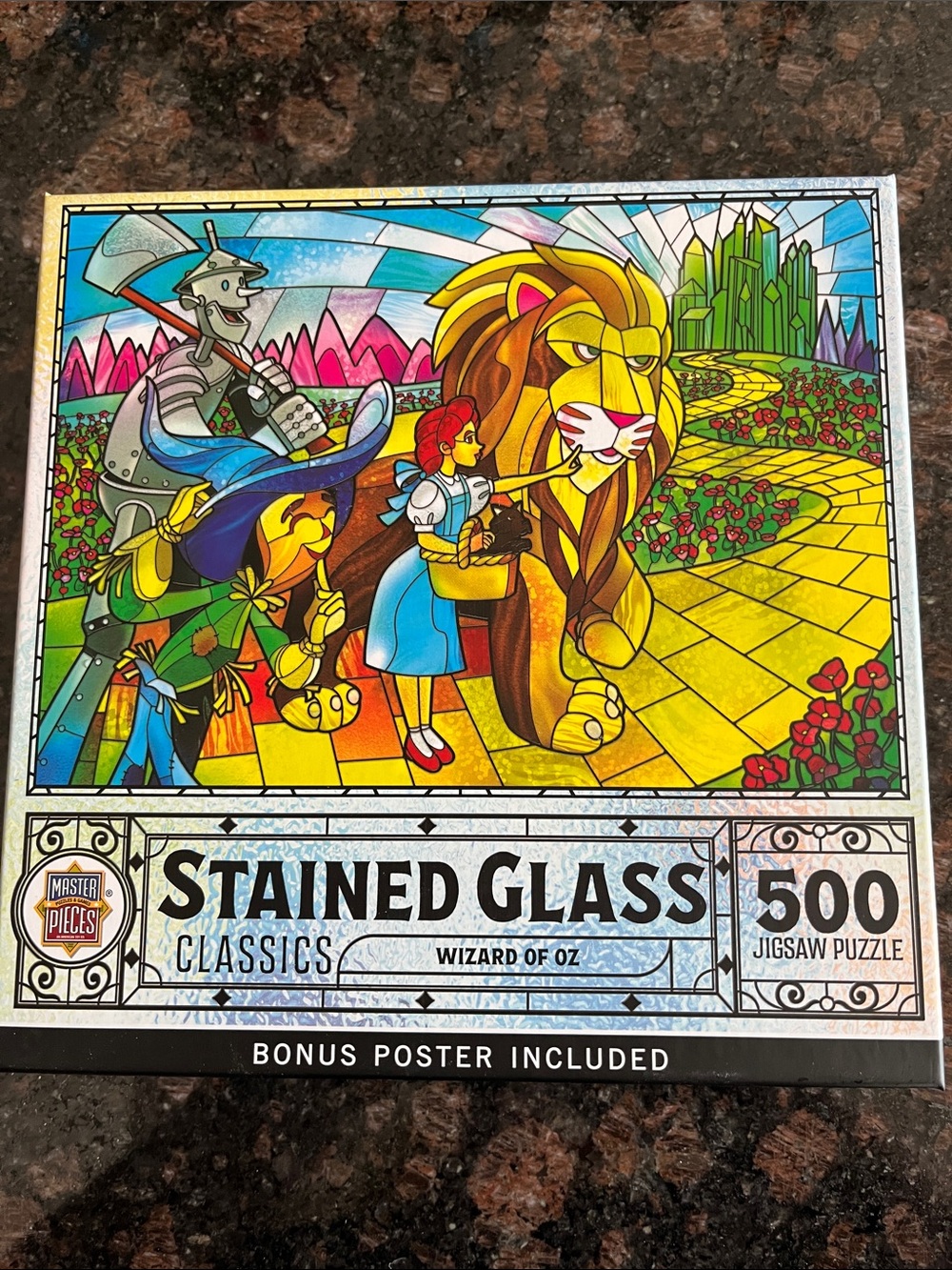 MasterPieces Stained Glass Classics Wizard of Oz 500-Piece Puzzle